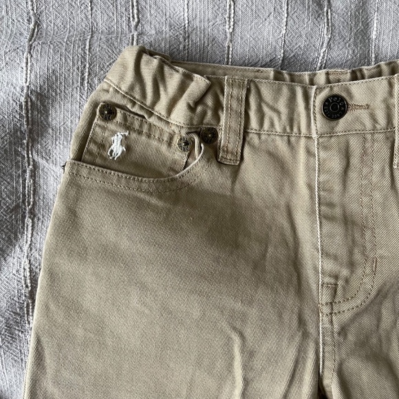 Two Pair Boys Tan Chino Dress Pants size 6 - Picture 3 of 14